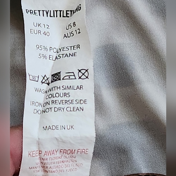 PRETTY LITTLE THINGS Animal Print Bodysuit Size 8 - Picture 4 of 6